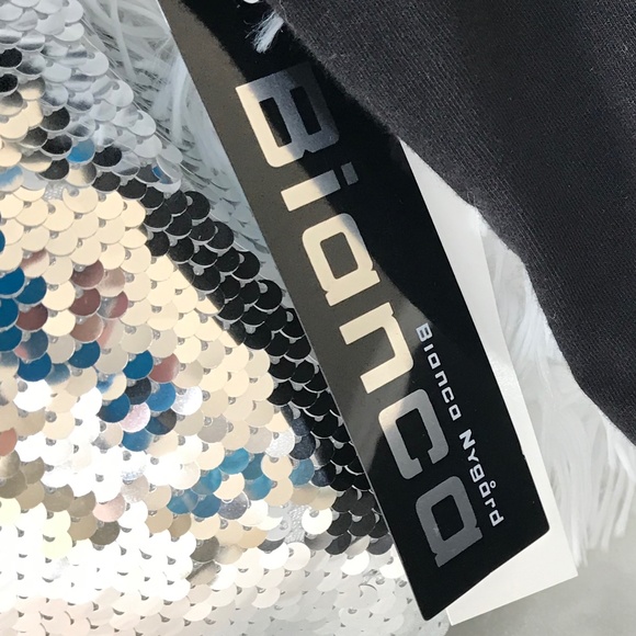 NWT Bianca Nygard Women’s Black Short Sleeve Asymmetrical Tunic T-Shirt - Picture 5 of 10